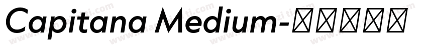 Capitana Medium字体转换